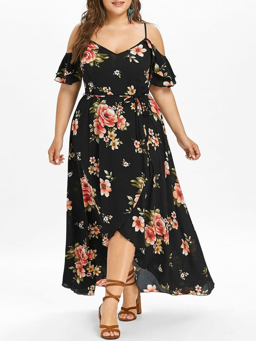 Summer Plus Size Loose Beach Long Dress