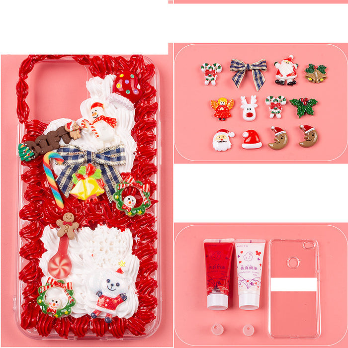 Diy Cream Gel Mobile Phone Case Set Cute Element Resin Accessories