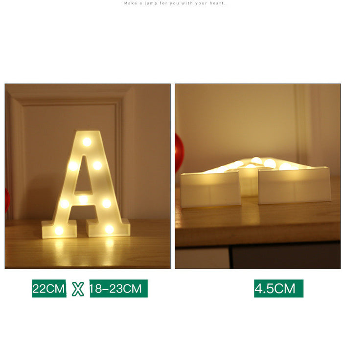 Luminous LED Letter Number Night Light