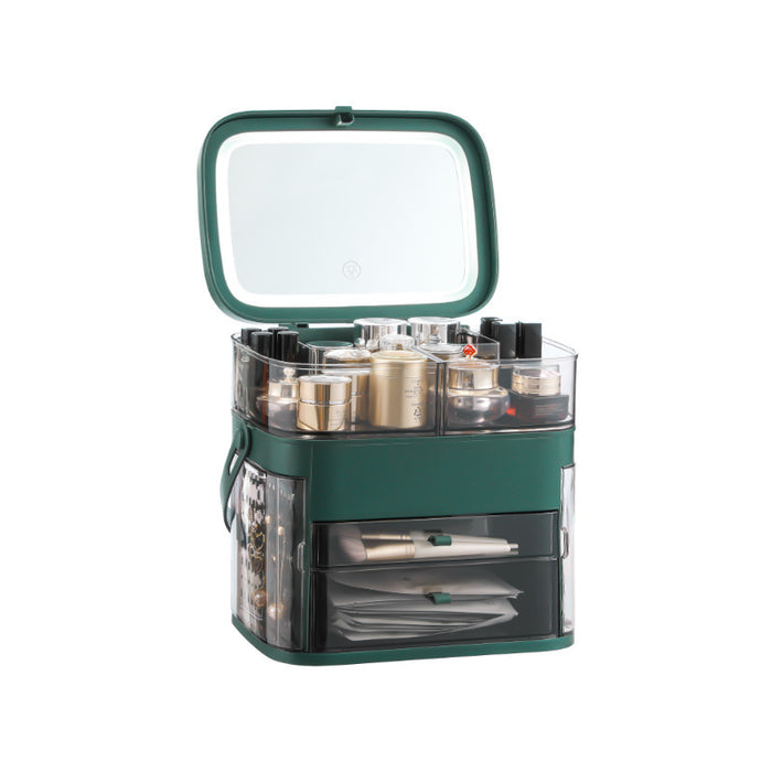 Cosmetic Storage Box, Net Celebrity Desktop, Large-Capacity Finishing Dressing Table