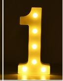 Luminous LED Letter Number Night Light