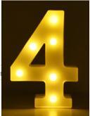 Luminous LED Letter Number Night Light