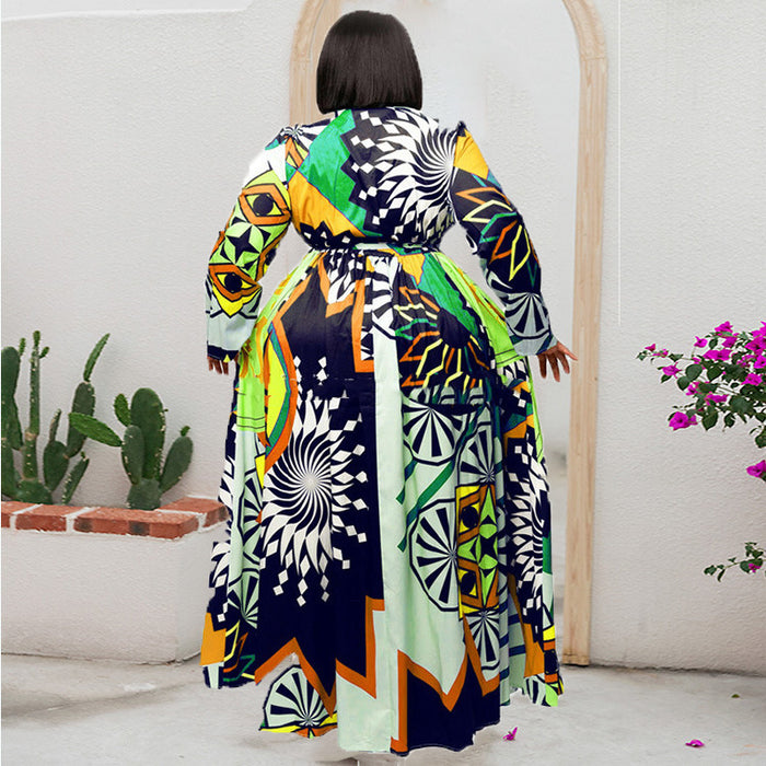 Plus Size 5XL Long  Maxi Dress