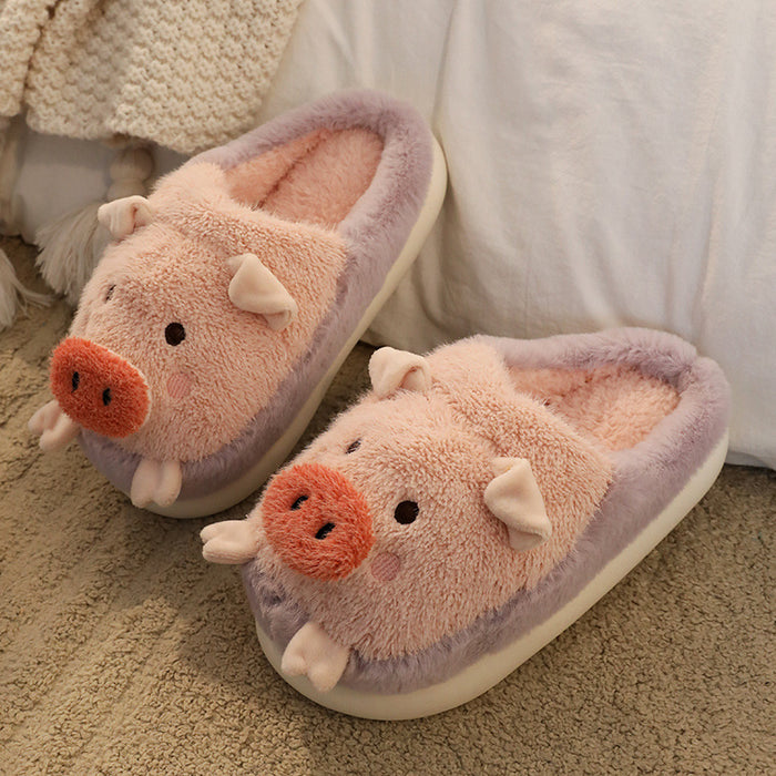 Women Warm Cotton Slippers