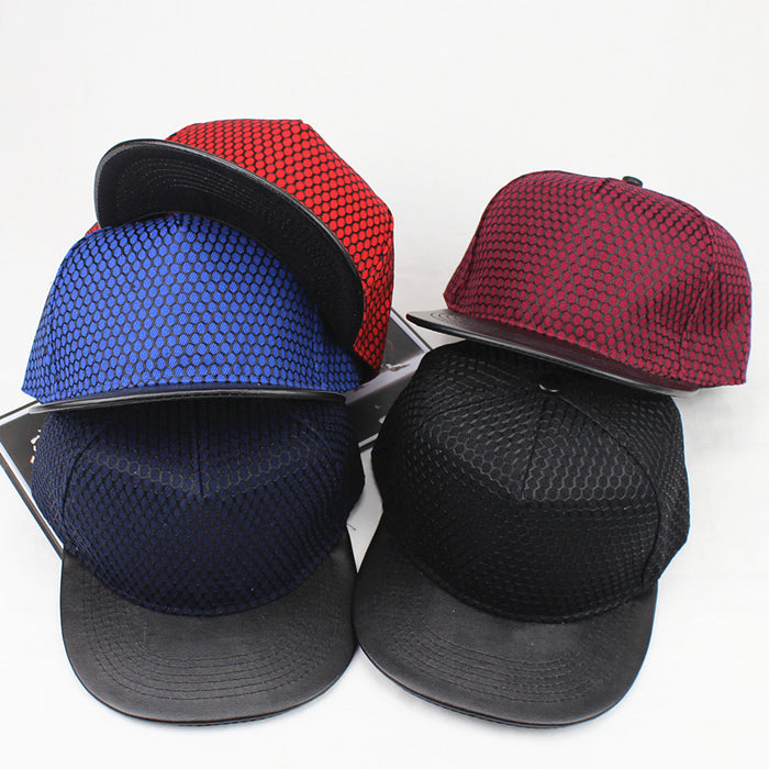 Mesh Flat Brim Hat