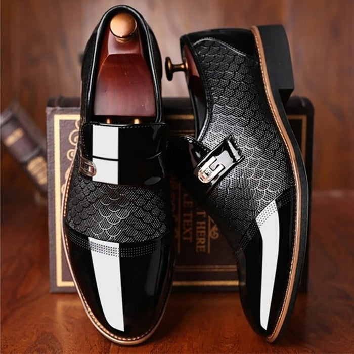 Black PU Leather Shoes
