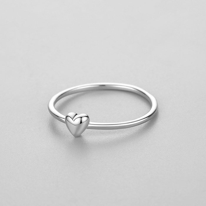 Plain Simple Heart-shape Ring