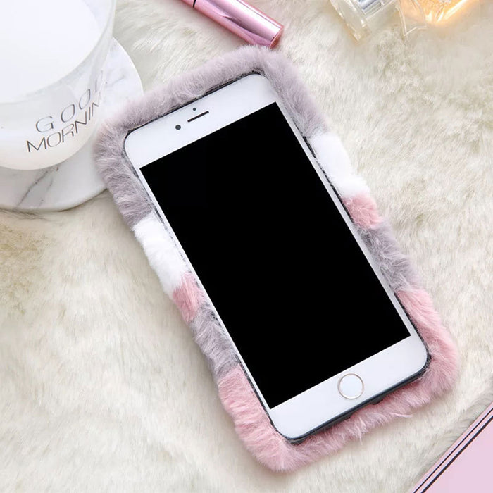 Plush Cute Dog Phone Case Soft Case