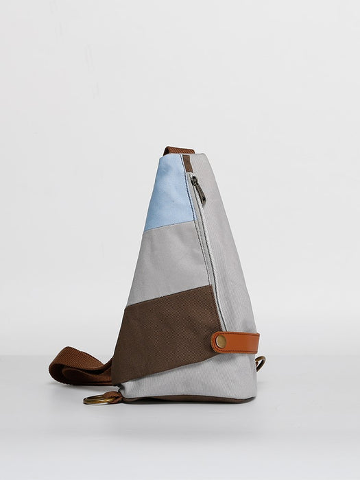 Canvas crossbody bag