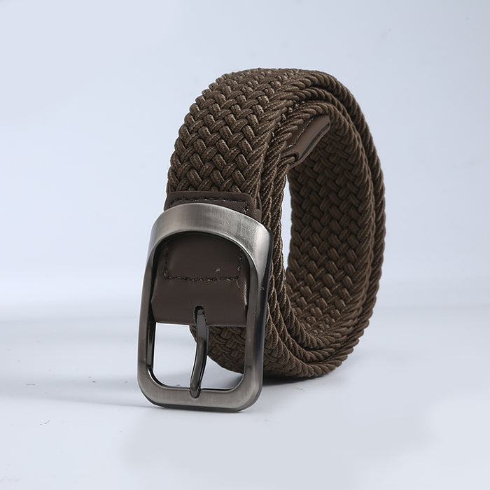 Woven Canvas Elastic Belt