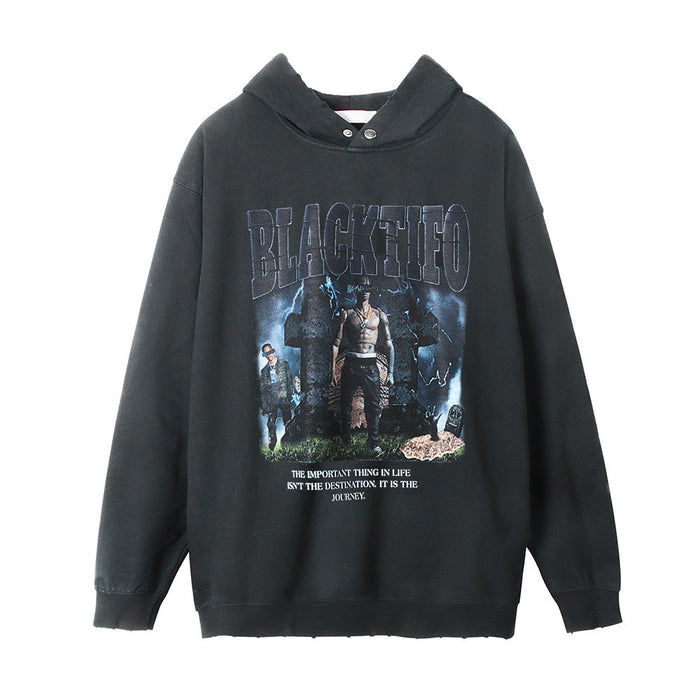 Science Fiction Printed Hoodie