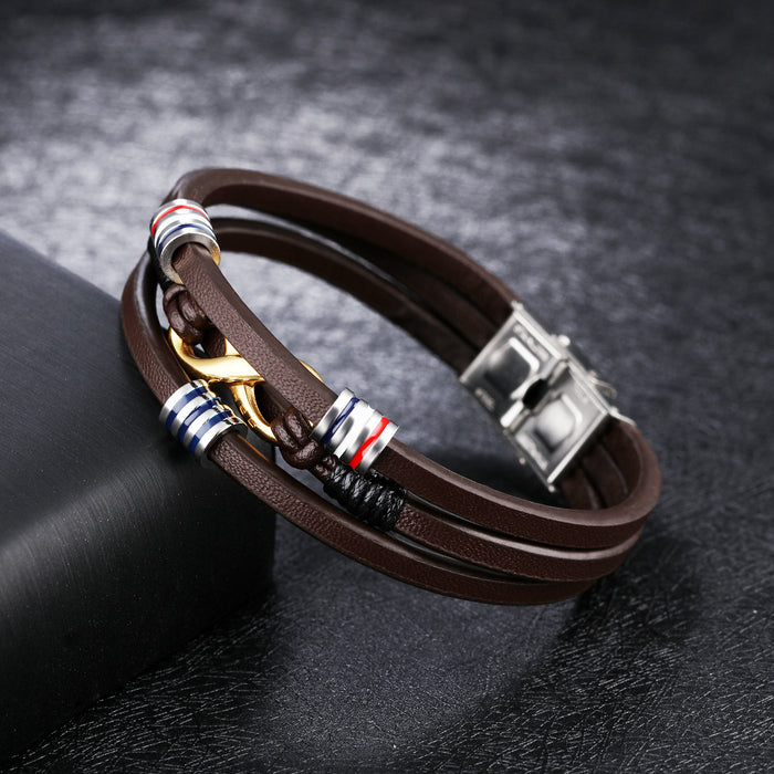 Leather bracelet