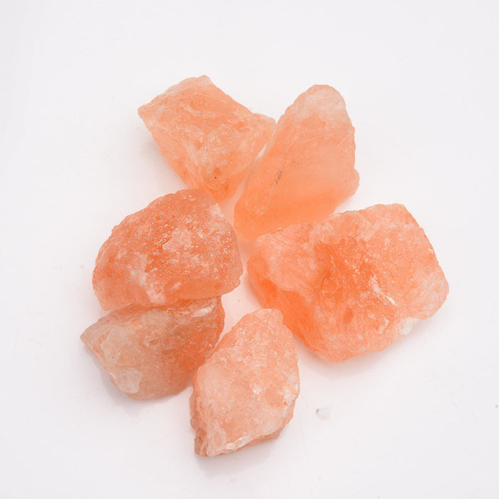 Orange Salt Rough Stone Crystal Aromatherapy Decoration