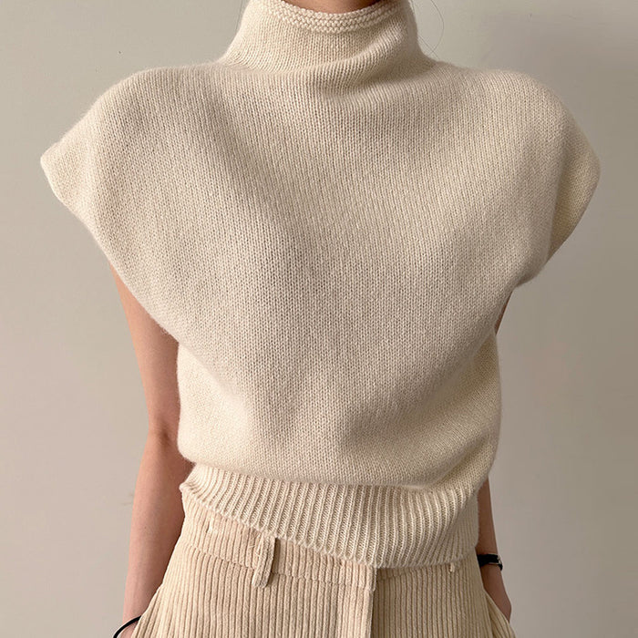 Loose Sleeveless Knitwear