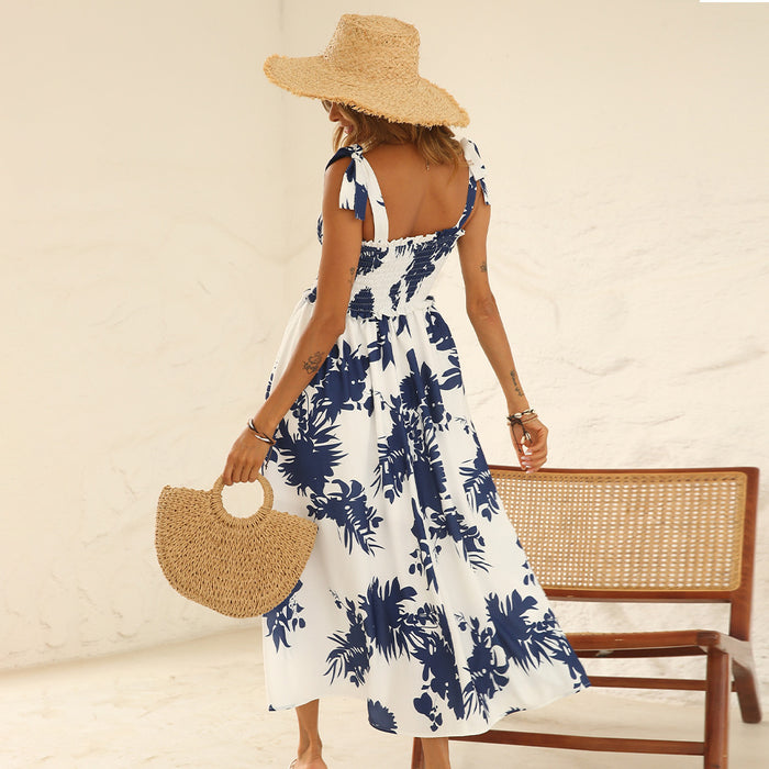 Printed Long Summer Beach Dress