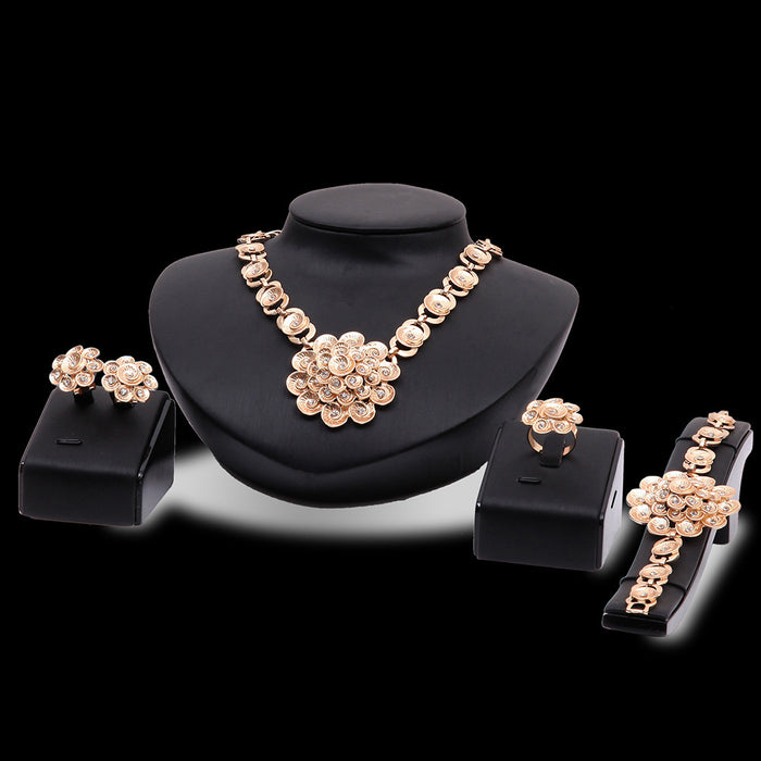 4 Pc Alloy Jewelry Set