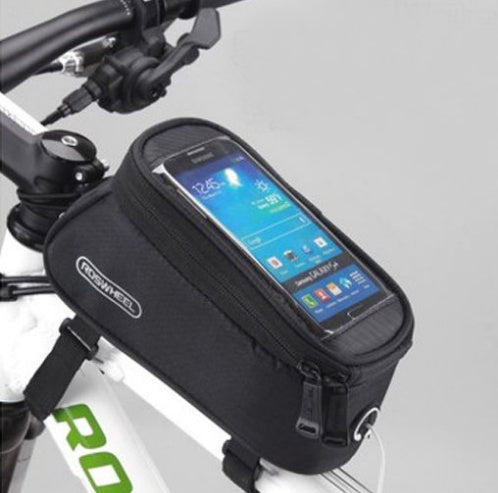 Compatible with Apple, ROSWHEEL Bicycle Frame Bags Bags Bag Holder For IPhone Mobile Phone Bag