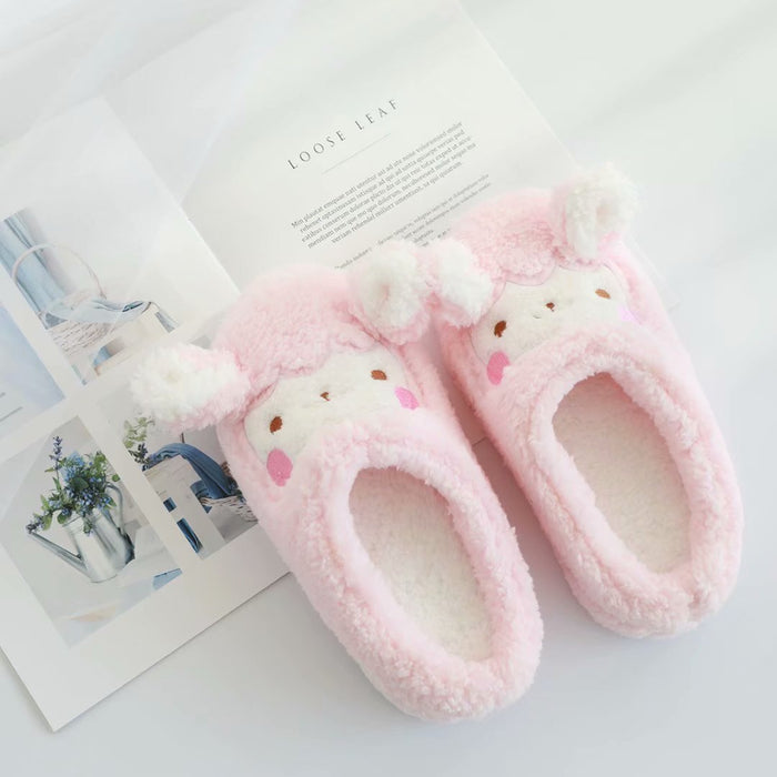 Winter warm couple slippers