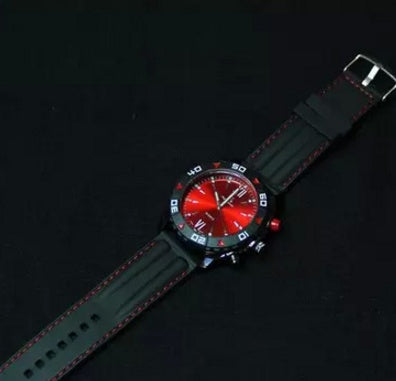 Blue Red Plate Wrist Watch