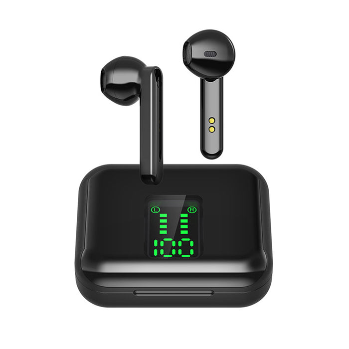 Wireless semi-in-ear headphones