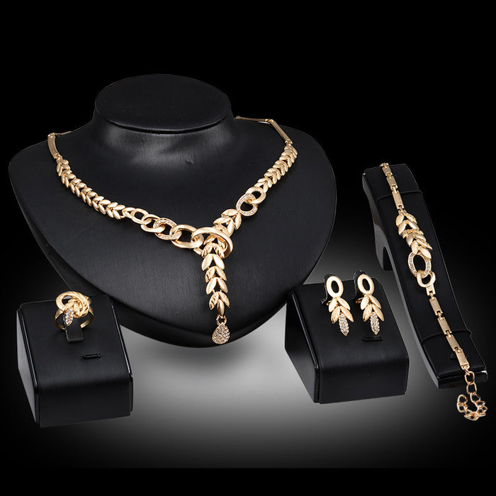 Gold-plated Circle Four-piece Set
