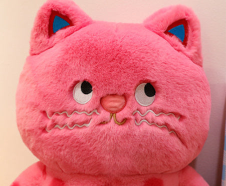 Cute Polka Dot Cat Pillow Cushion