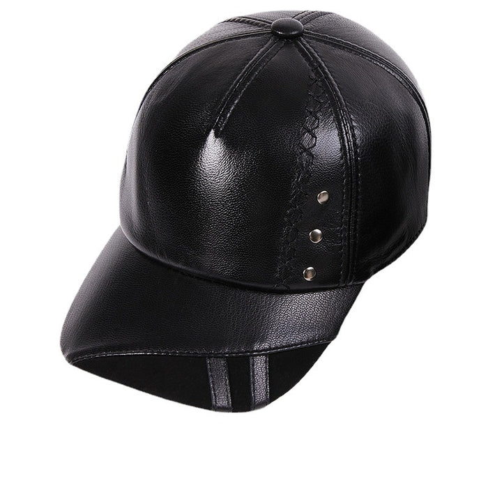 Leather Baseball Cap