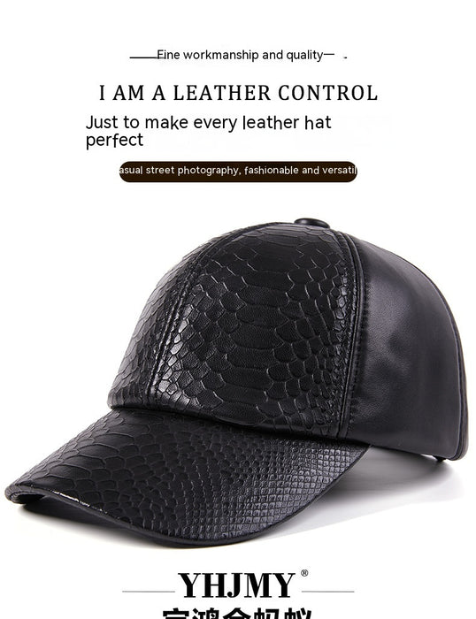 High End Leather Hat