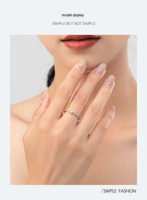 Plain Simple Heart-shape Ring