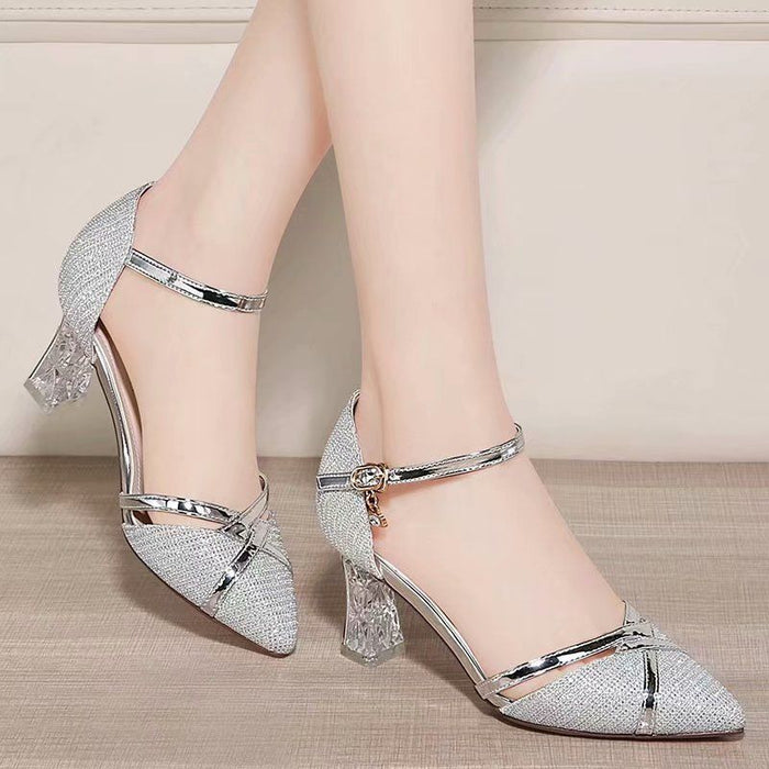 Pointed Leather Sandals