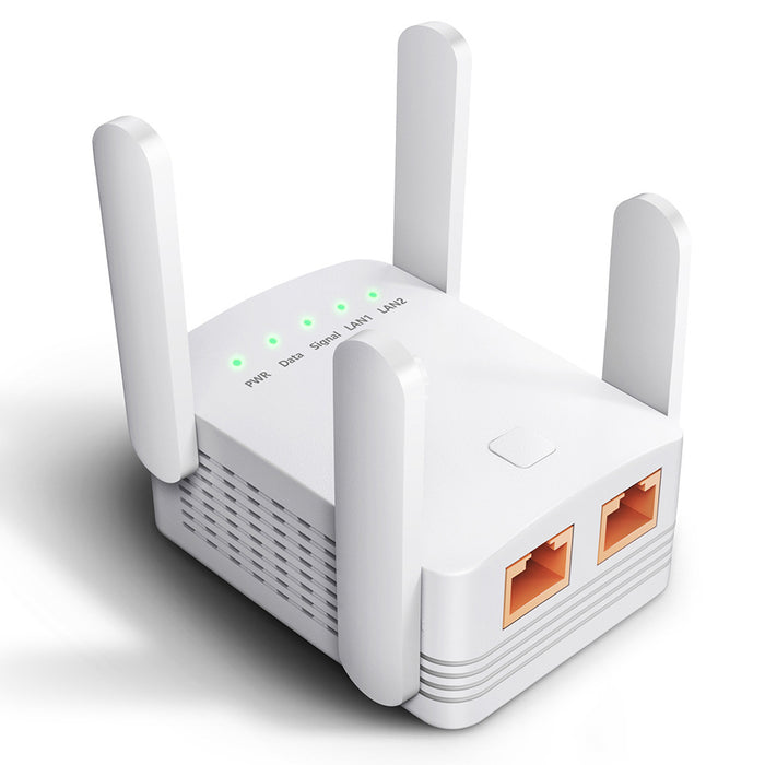 Upgraded Enhanced 1200m Dual-band WiFi Relay 5G Wireless Signal Amplification Enhancer WiFi Extender