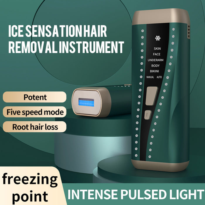 Freezing Point Laser Lady Shaver Painless Ice-sensitive Strong Pulse