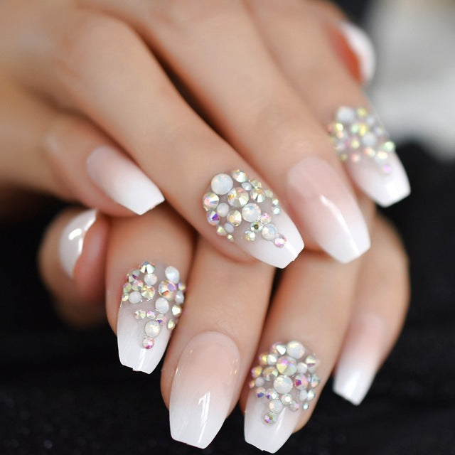 Metal Cute False Nails