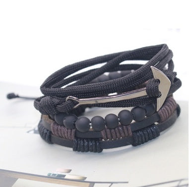 Beaded Leather Bracelet