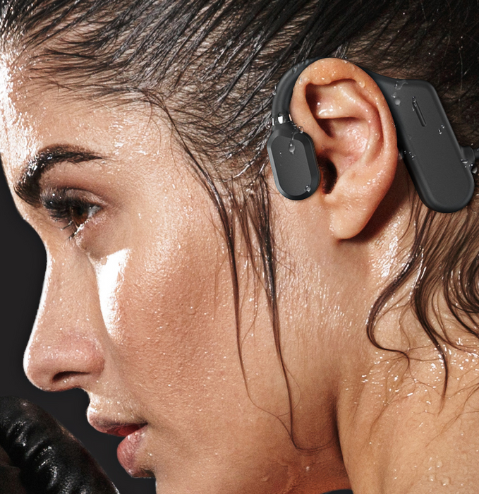 Non-ear wireless sports headphones