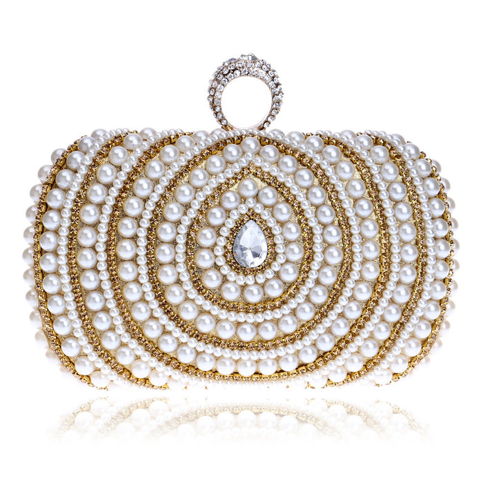 Pearl Clutch Women's European And American Fashion Banquet Clutch