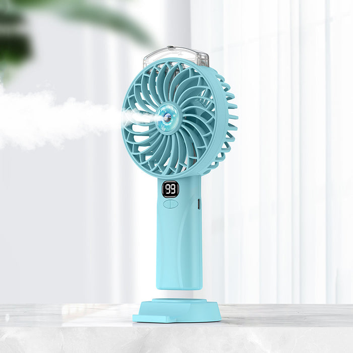 Spray Handheld Digital Fan