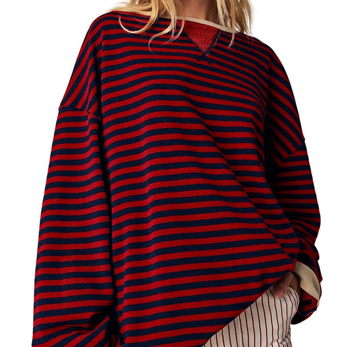 Color-inserted Pullover