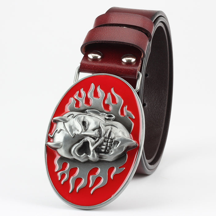 Retro Skull Ghost Belt