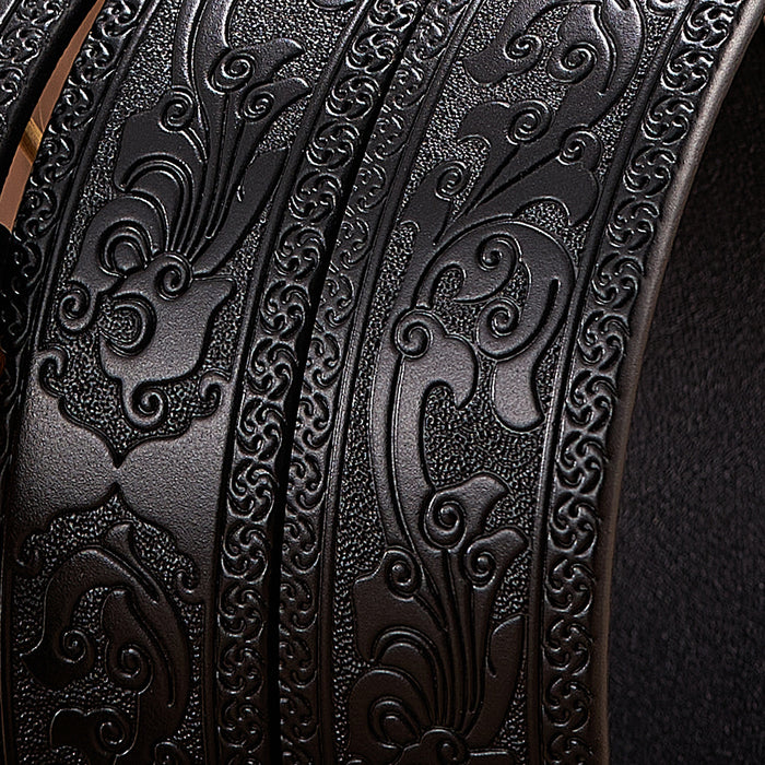 Leather Embossed Belt