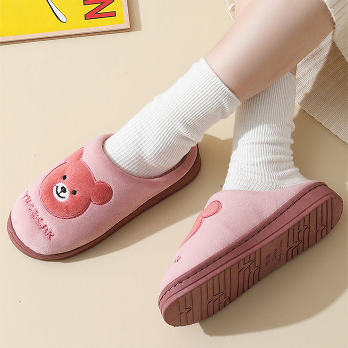 Thick Soled Cotton Slippers For Women & Men