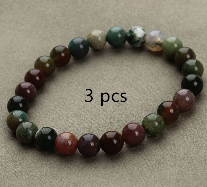 Sandstone Round Bead Bracelet