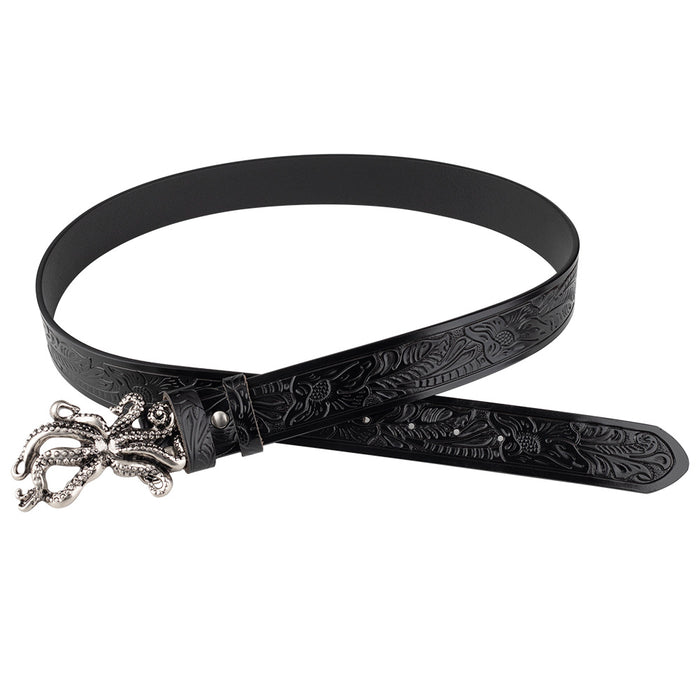 Grass Embossed Leisure Belt