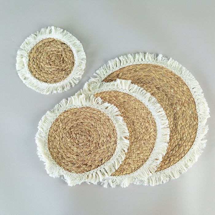 Round Straw Placemat