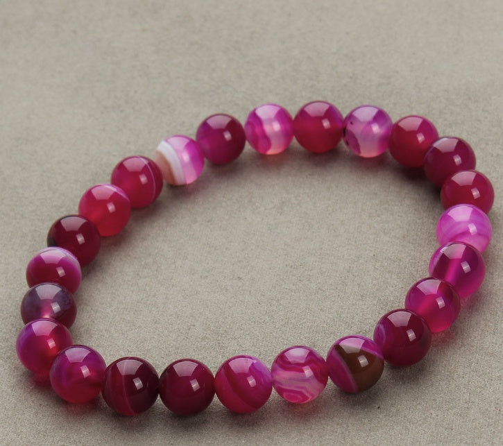 Sandstone Round Bead Bracelet