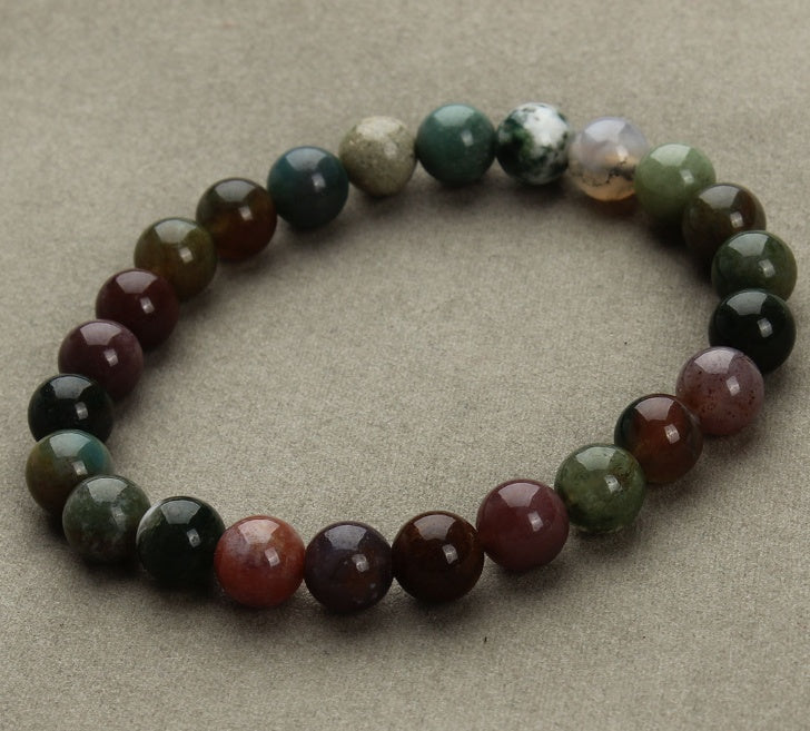 Sandstone Round Bead Bracelet