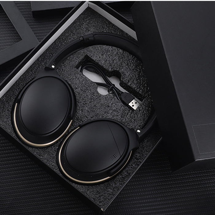 Wireless noise reduction foldable headphones