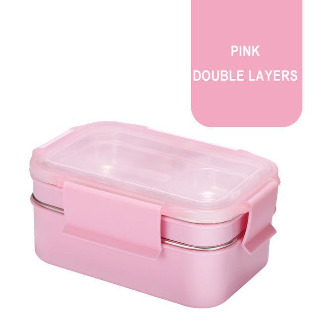 Two-layers Bento Box Food Container