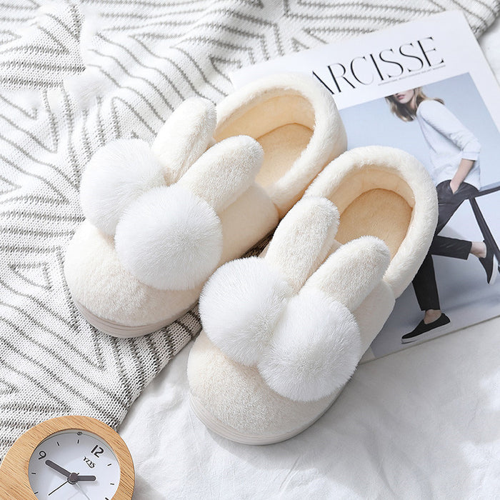 Women's winter home cotton slippers