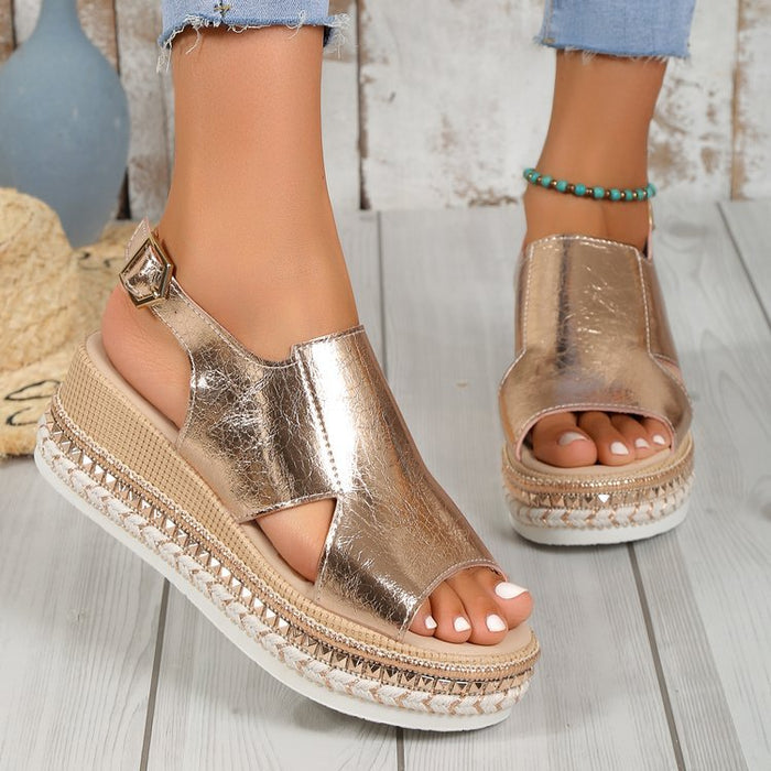 Shiny Summer Sandals